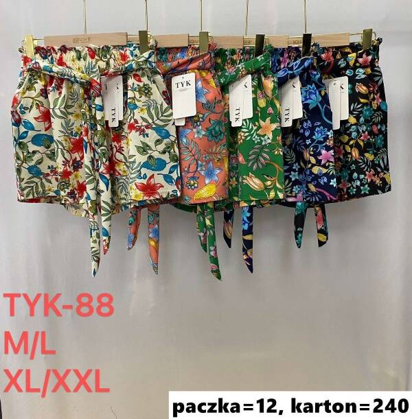 Szorty damskie Roz M/L-XL/2XL, Mix Kolor Paczka 12 szt